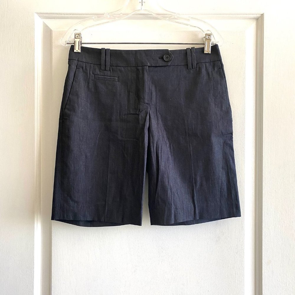 LOFT Ann Taylor | Women’s Chambray Belted Bermuda Shorts | Size: 2